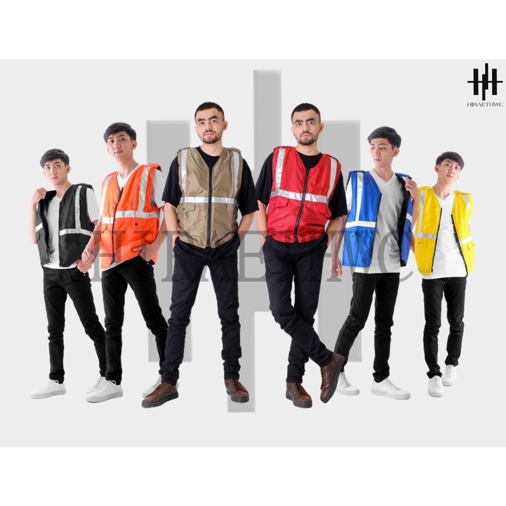 Jual Rompi Safety/Rompi Proyek/Rompi Parkir/Rompi Motor | Shopee Indonesia