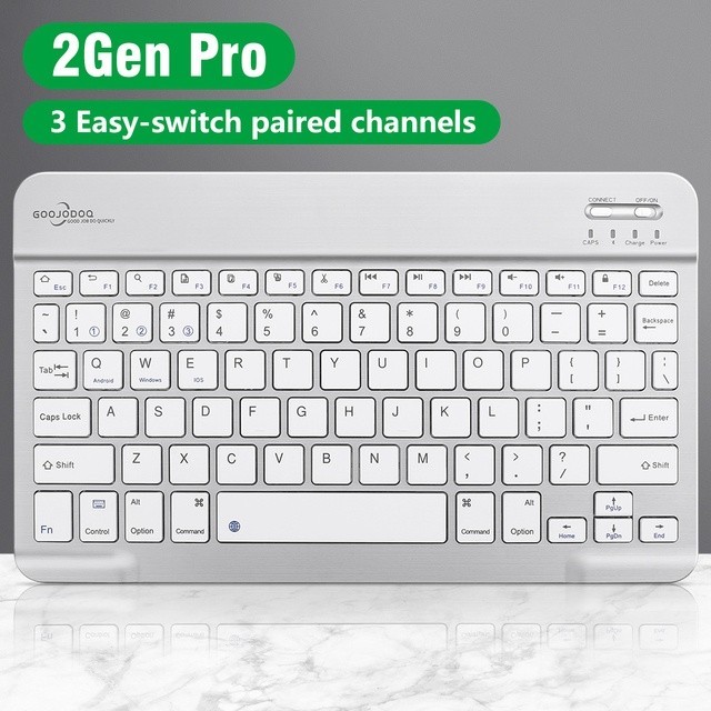 Jual Goojodoq 2nd gen Pro 10 Inch 3 in 1 Wireless Bluetooth Keyboard ...