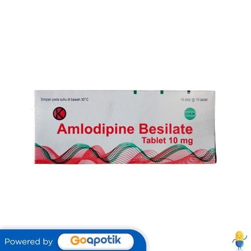 Jual Amlodipine Besilate Rama 10 Mg Box 100 Tablet | Shopee Indonesia