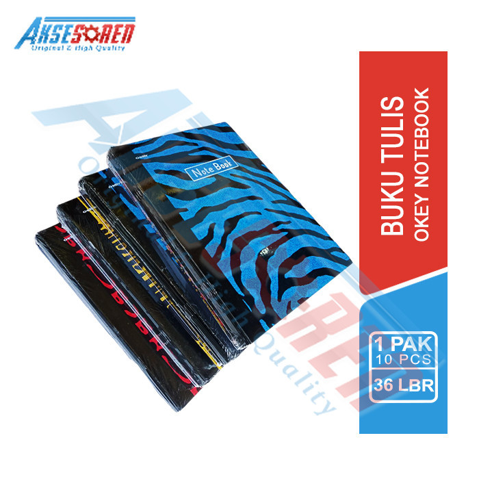 Jual Aksesoren Buku Tulis Tugas Okey Notebook [36 Lembar/1 Pack ...