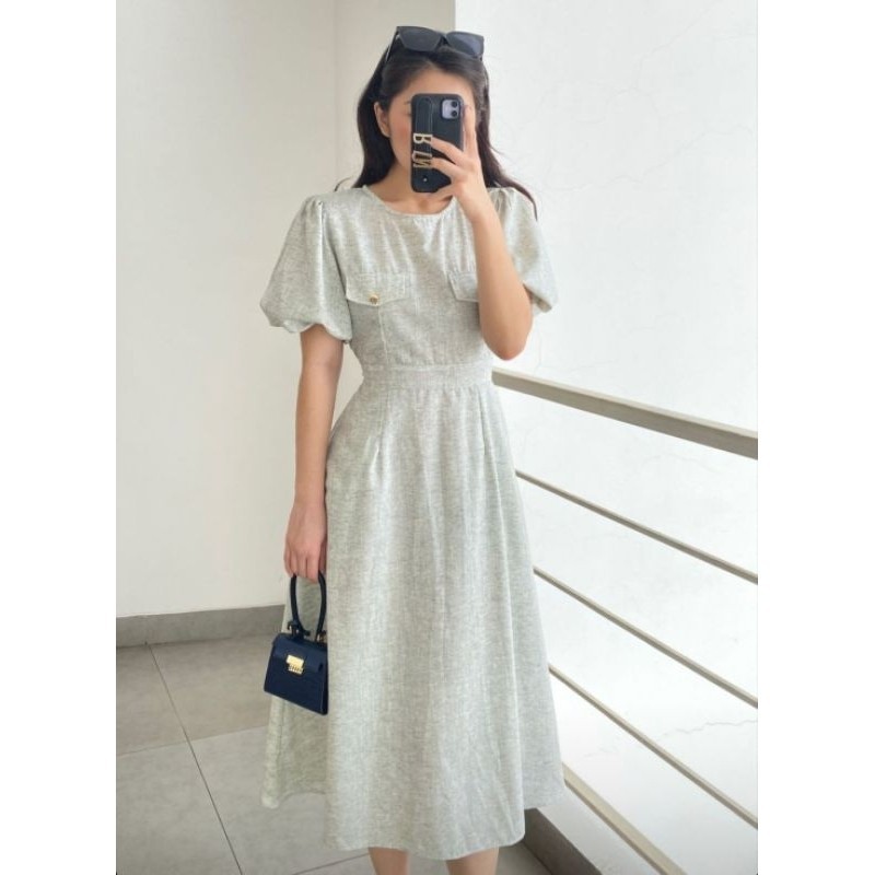 Jual Claryn the Label - Hacey Dress all size | Shopee Indonesia