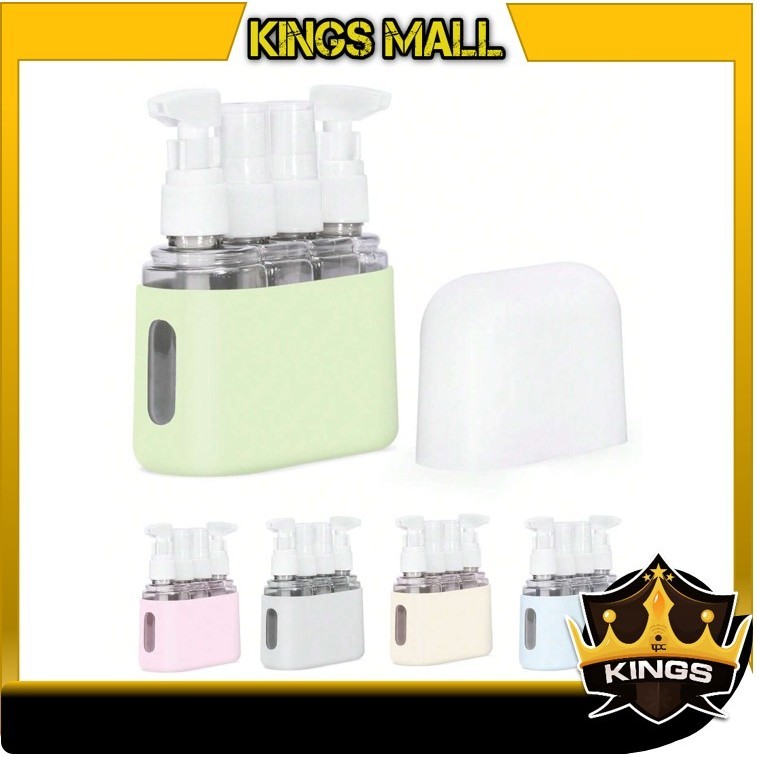 Jual KINGS - H6206 Bottle Set Free Sticker / Spray Bottle Travel Set 4 ...