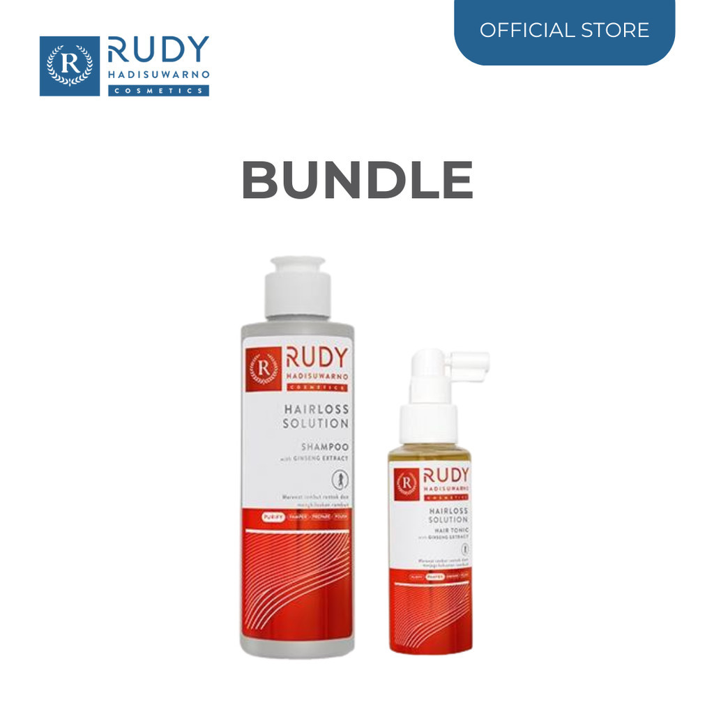 Jual [BUNDLE] Rudy Hadisuwarno Hairloss Solution Shampo 200ml & Tonic ...
