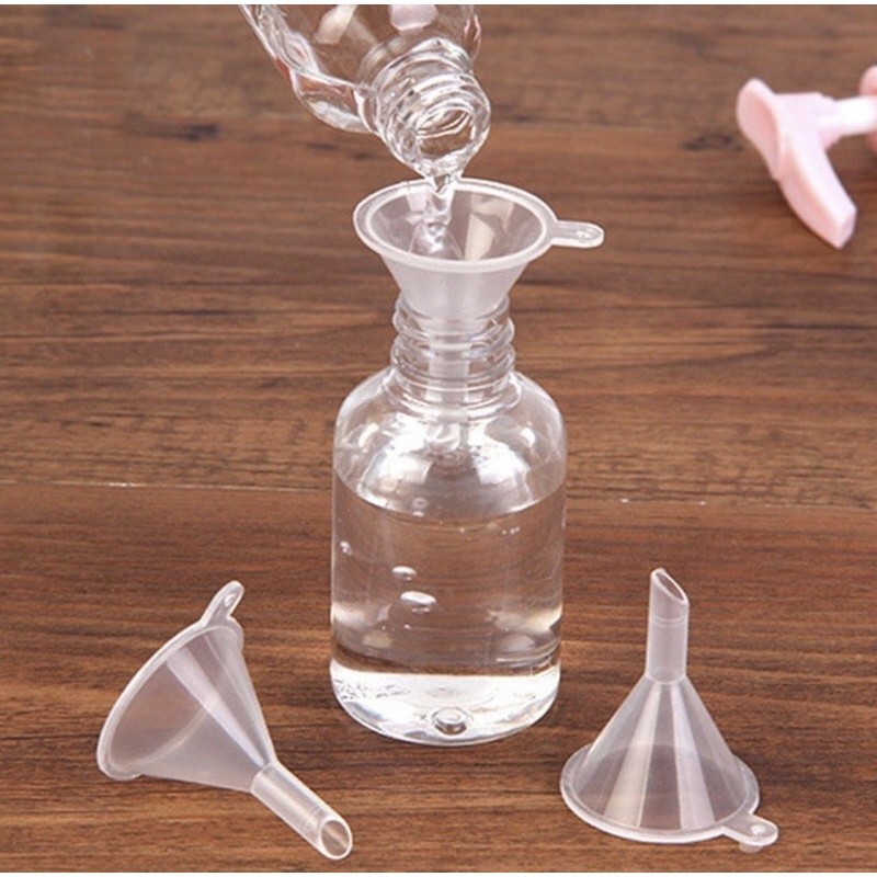 Jual [CM] BARU Corong mini Plastik Funnel Minyak Parfum Oil Saringan ...