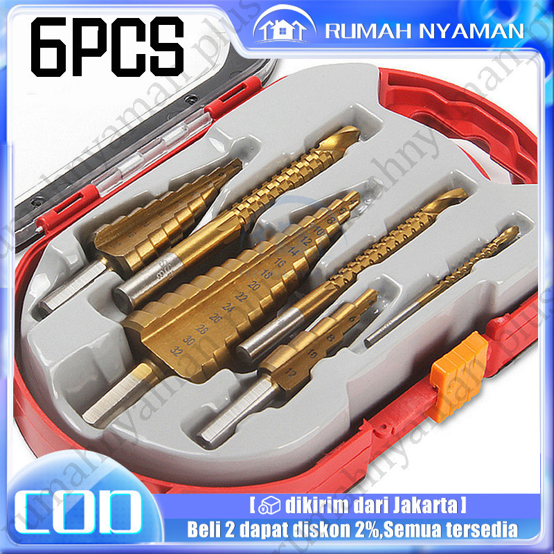 Jual Mata Bor Pagoda Untuk Baja Pcs Pcs Spiral Hss Steel Titanium