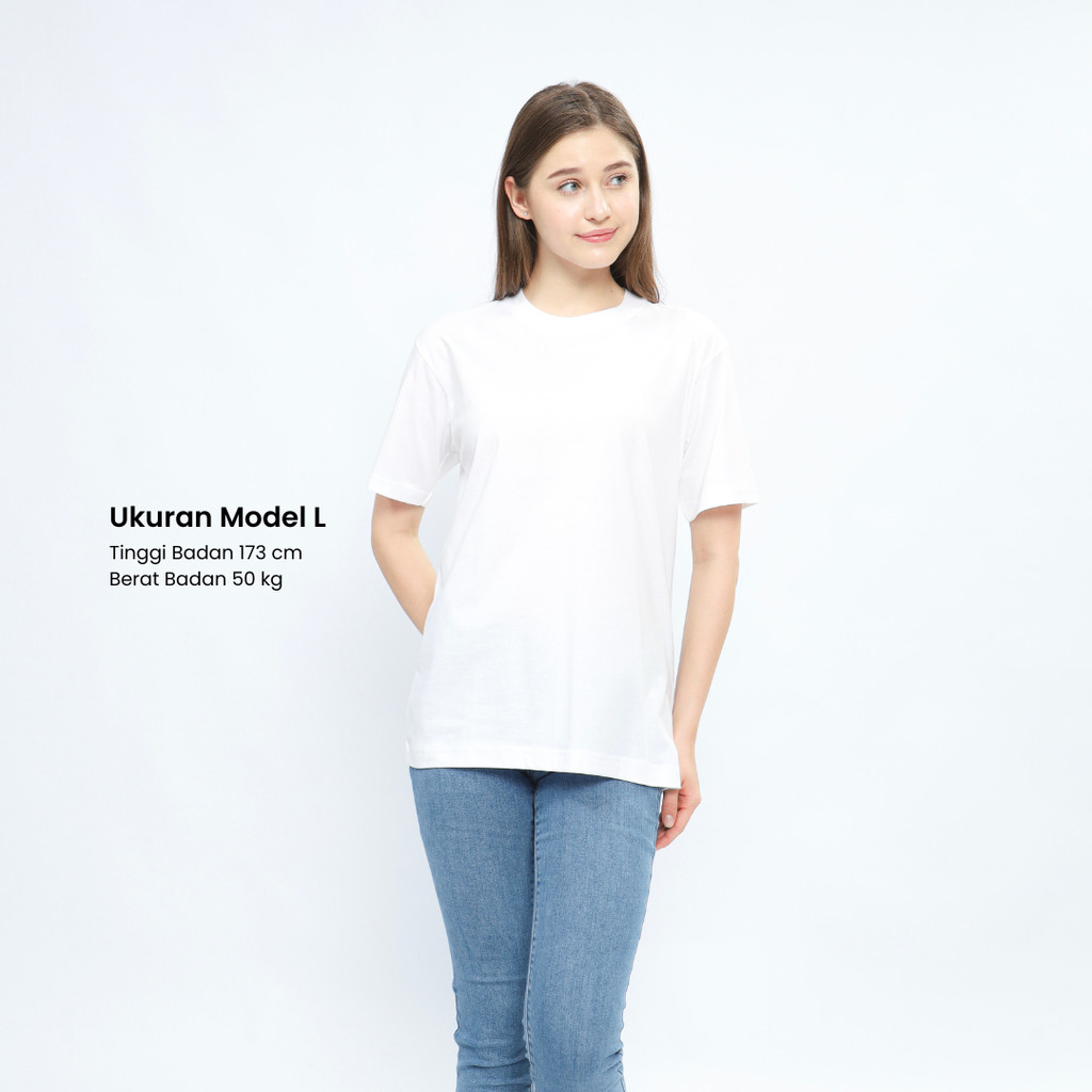 Jual Buff Studios Kaos Regular Lengan Pendek Polos Cotton Combed 24s ...