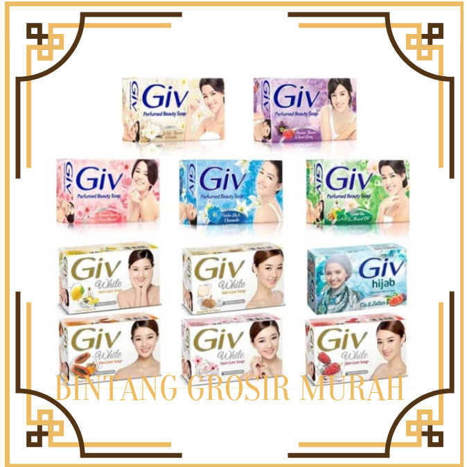 Jual 6 PCS GIV Sabun Batang 72gr Sabun Mandi (isi 6pcs) | Shopee Indonesia