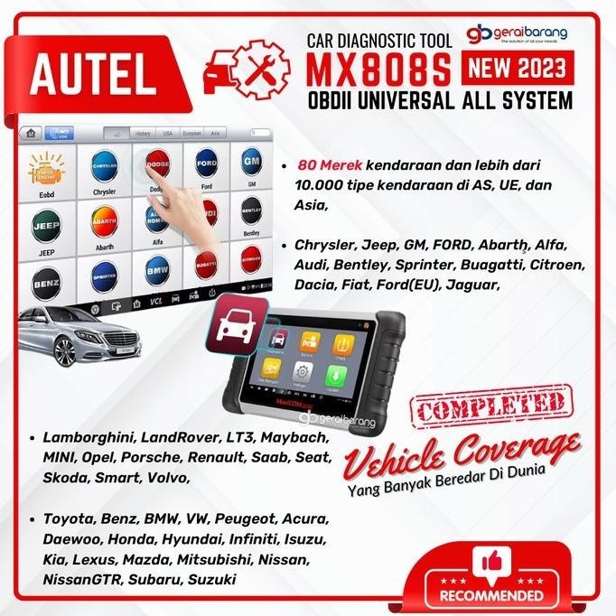 Jual Autel Maxicheck Mx S New Scanner Mobil Universal Obd