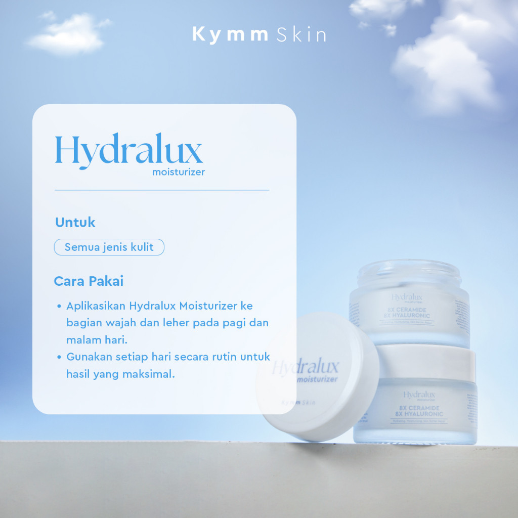 Jual KYMM SKIN Hydralux Moisturizer 8X Ceramide 8X Hyaluronic ...