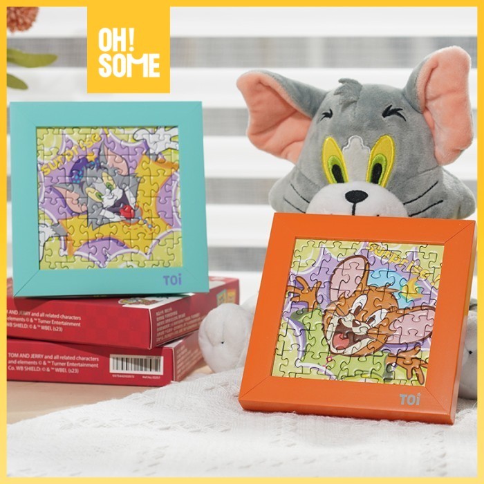 Jual OHSOME Mainan Kreatif Tom & Jerry Jigsaw Puzzle Blind Box Set ...