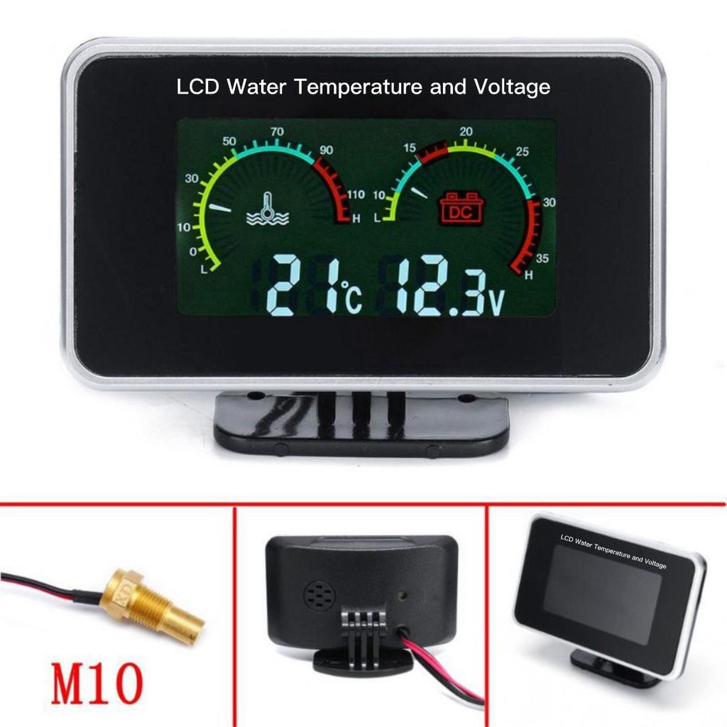 Jual LC WATER 2in1 LCD Digital Pengukur Temperatur Air type 237E DC 10 ...