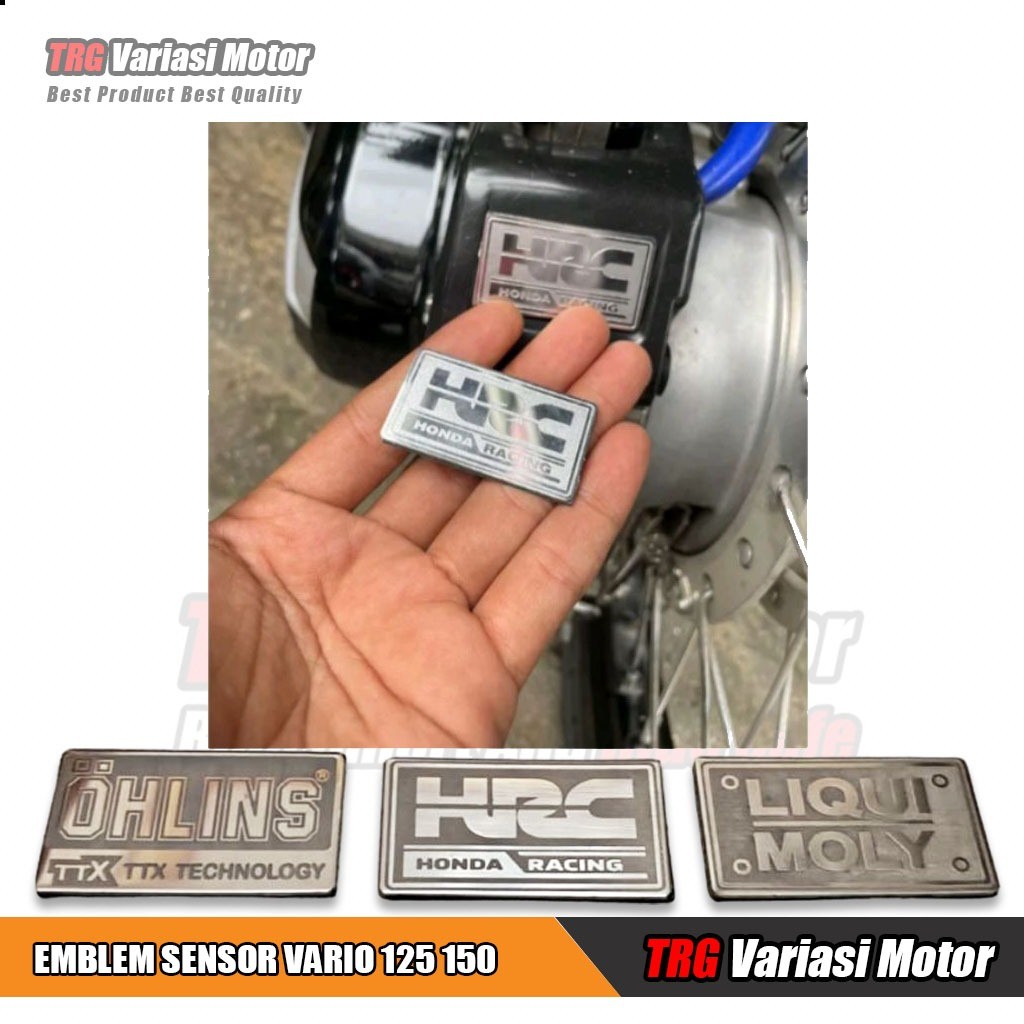 Jual Emblem Sensor Vario 125 150 Stainless 3 Varian Type | Shopee Indonesia