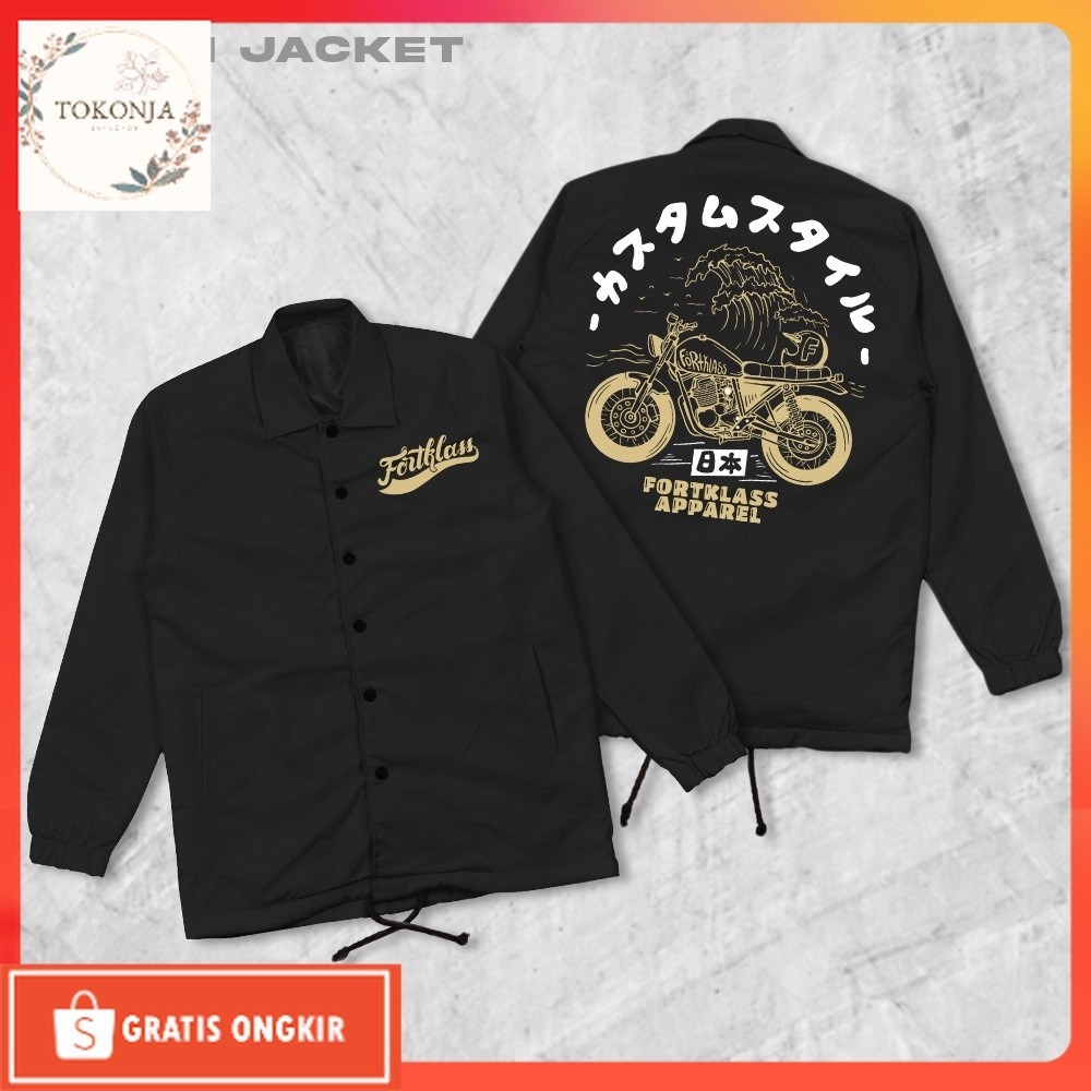 Jual Jaket Kekinian / FortKlass Makoto Jaket Coach Jaket Zipper Pria ...