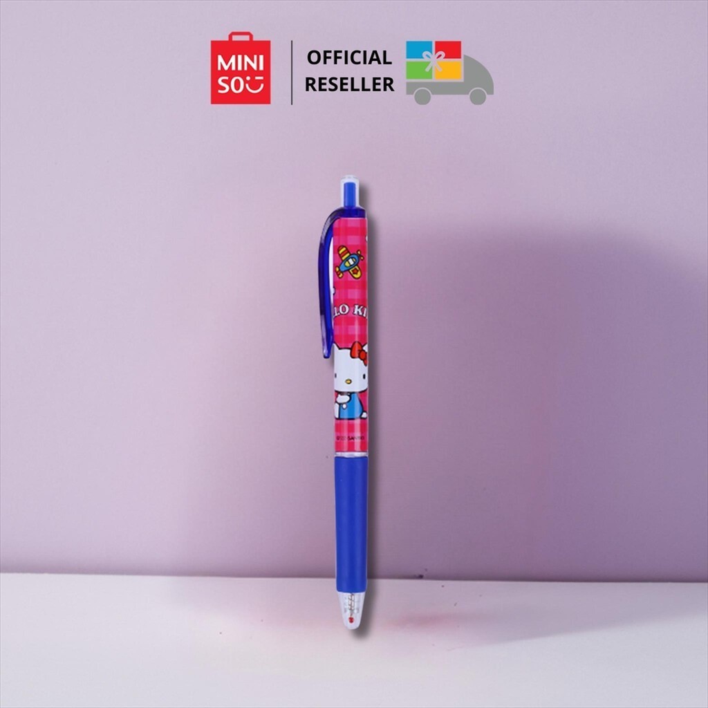 Jual MINISO x SANRIO Hello Kitty Retractable Gel Pen 0.5mm (Black Ink ...