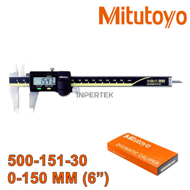 Jual Vernier Digital Caliper 150 mm MITUTOYO 500 151 30 0.01 Sigmat 6 Inch Jangka Sorong 0 150mm Shopee Indonesia