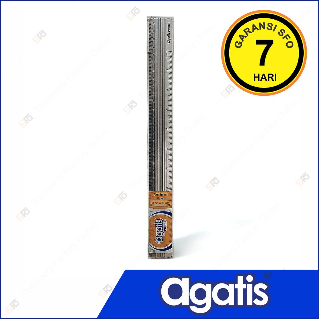 Jual Penggaris Alumunium Agatis 30 cm | Shopee Indonesia