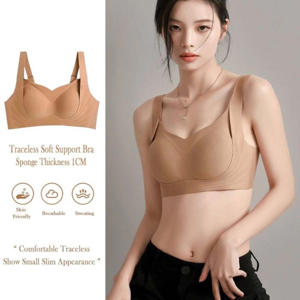 SEAMLESS PUSH UP BRA