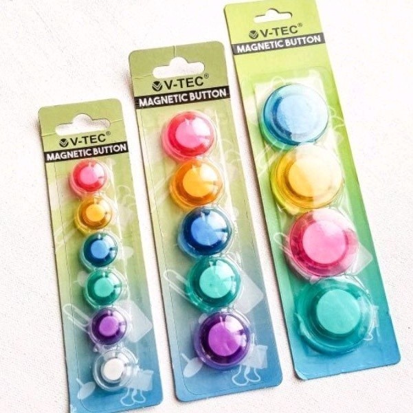 Jual V-TEC MAGNETIC BUTTON MB-20 CLEAR 6 | Shopee Indonesia