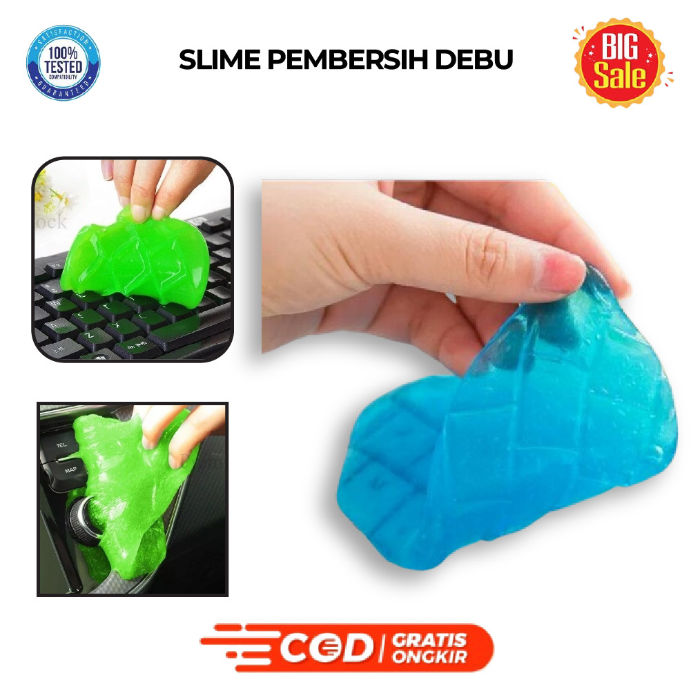 Jual slime pembersih debu keyboard kisi ac mobil komputer cleaner jelly ...