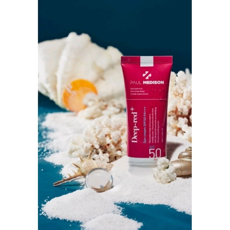 Jual Paul Medison Deep-Red Sun Cream SPF50 PA+++ Korea Sunscreen ...