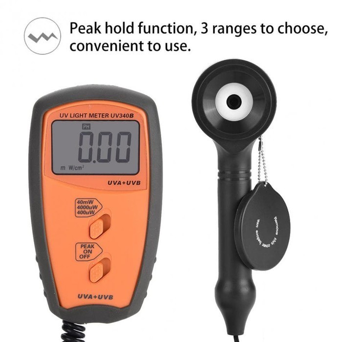Jual UV Light Tester UV340B UVA UVB Ultraviolet UV A B Detector Meter