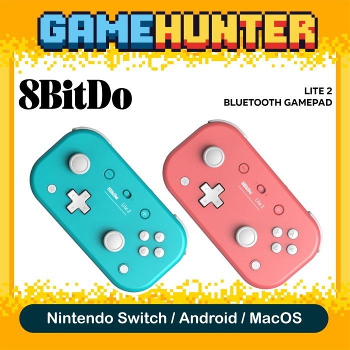 Jual Best 8BitDo Lite 2 Bluetooth Gamepad Nintendo Switch Lite - Pink ...