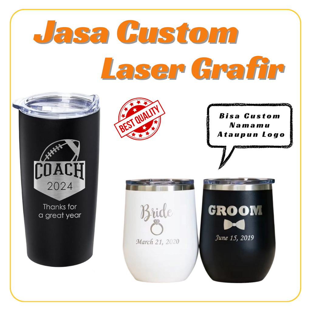 Jasa Grafir Laser Tumbler Custom