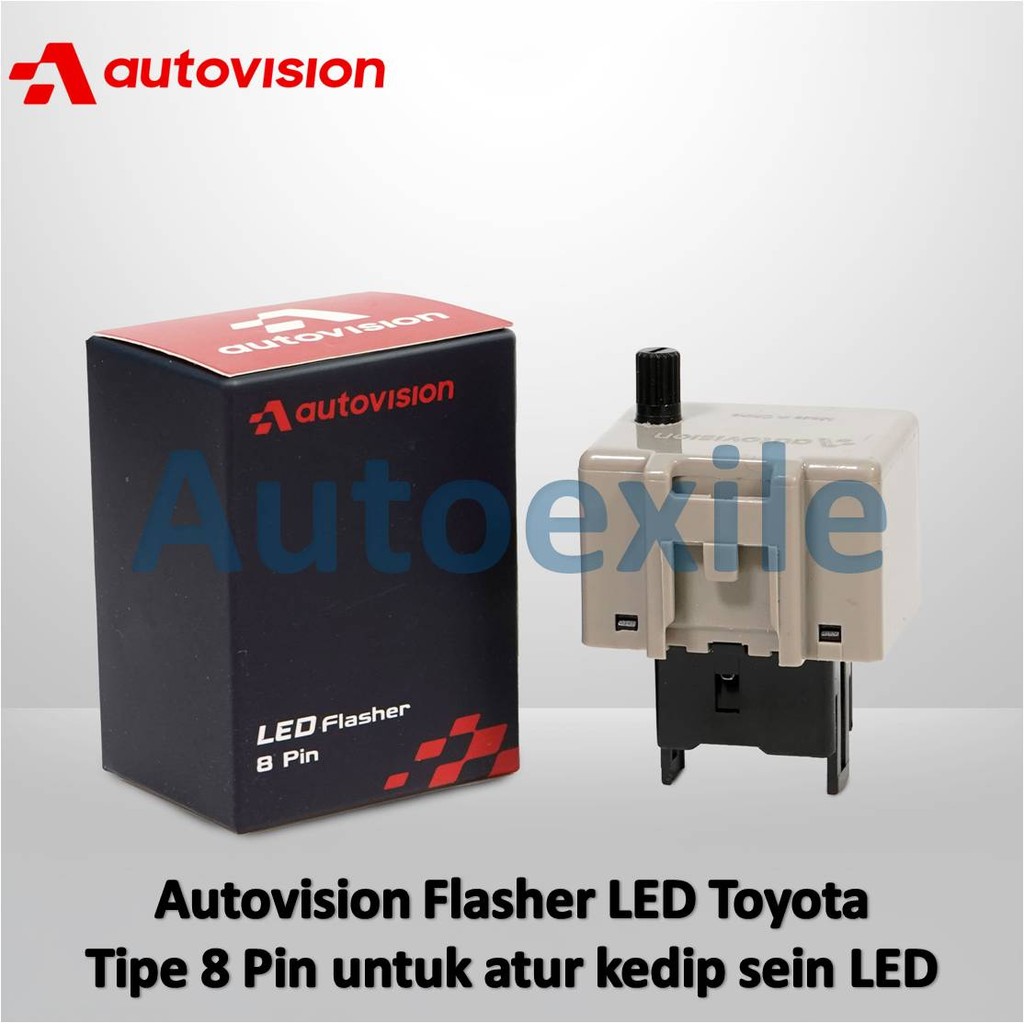 Jual Autovision Flasher Sein LED 8 Pin Mobil Toyota DC 12V 81980-50030 ...