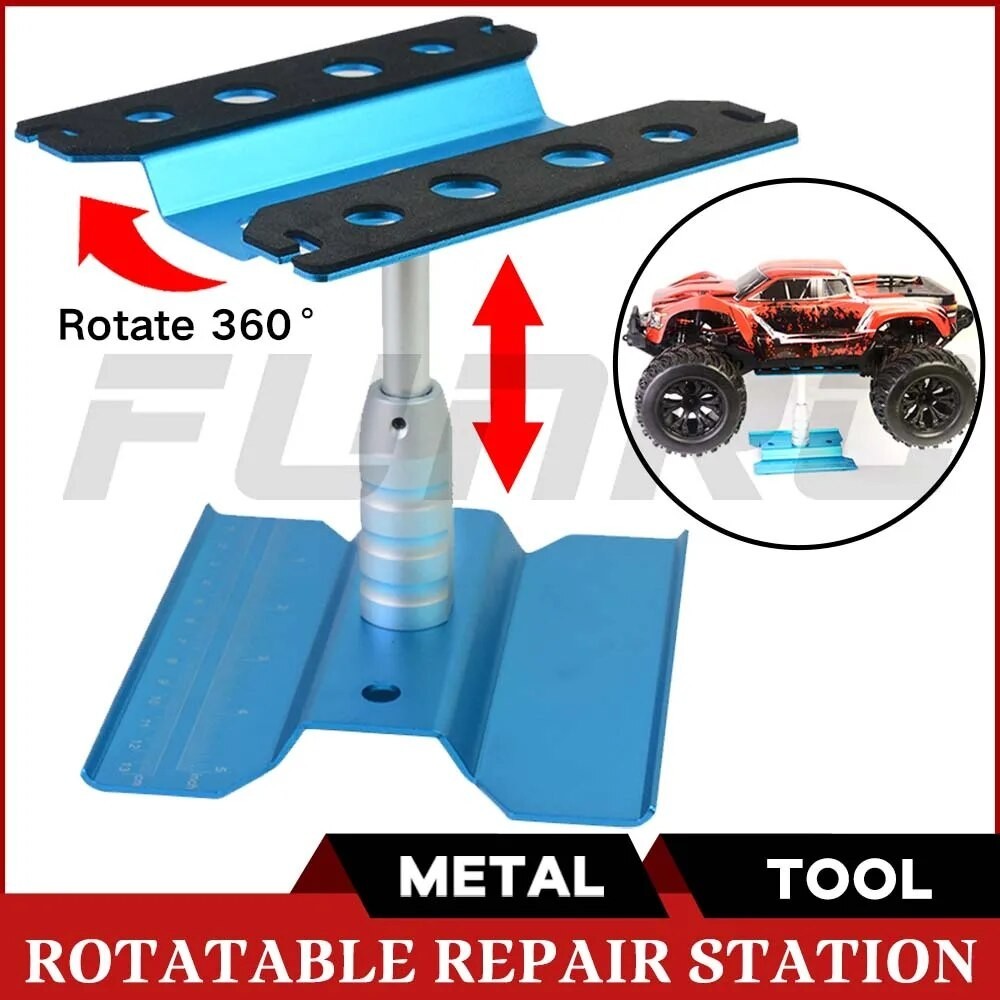 Jual RC Cars Tool Heightening Work Stand Assembly Platform 360 Degree ...