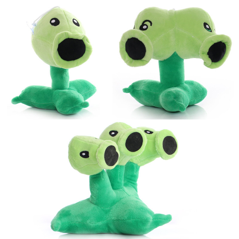 Jual Plants vs Zombies Peashooter Stuffed Plush Toys 15cm PVZ Plants ...