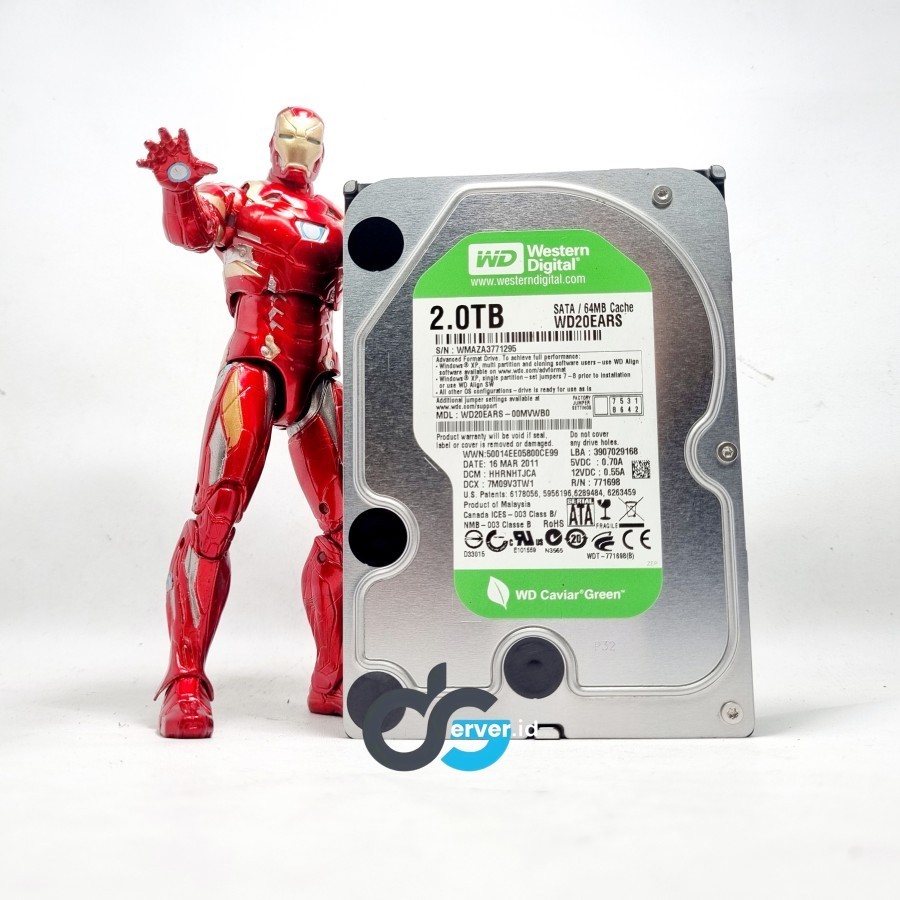 Jual HDD WD20EARS 2TB SATAIII Shopee Indonesia