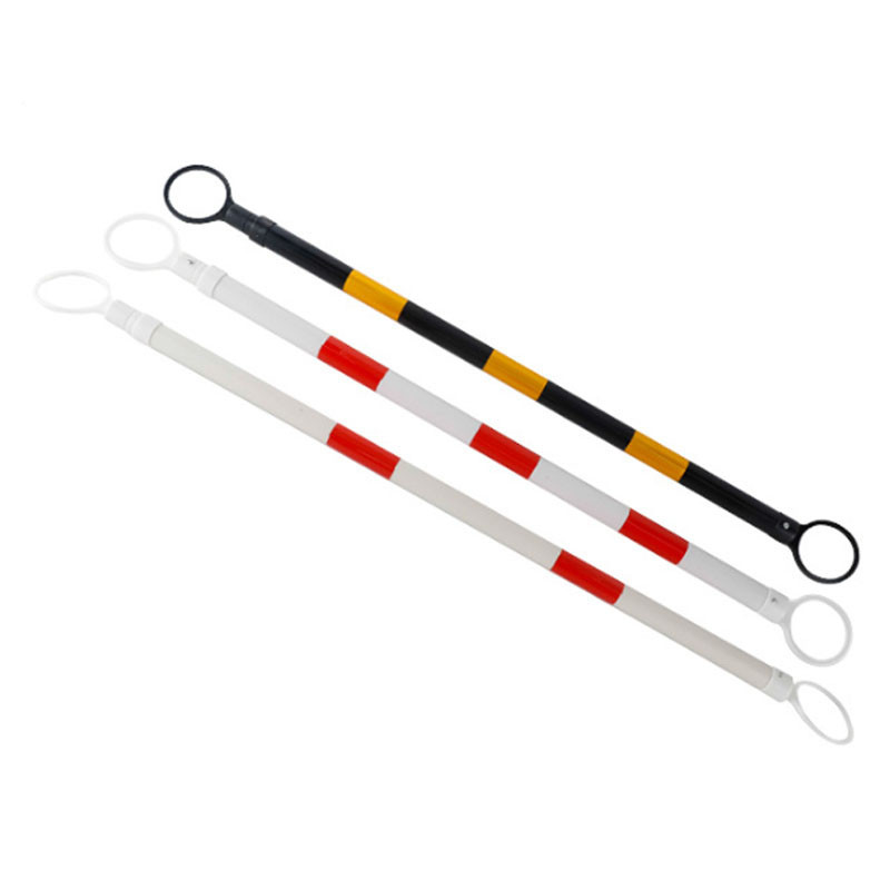 Jual KOOJN Isolation Pole Barrier PVC Reflective Red and White Plastic ...