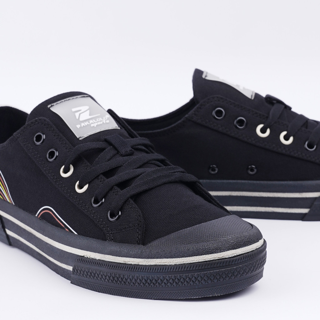 Jual Pakalolo Boots Sepatu SUBLIME PIN342 B Black Sneakers | Shopee ...