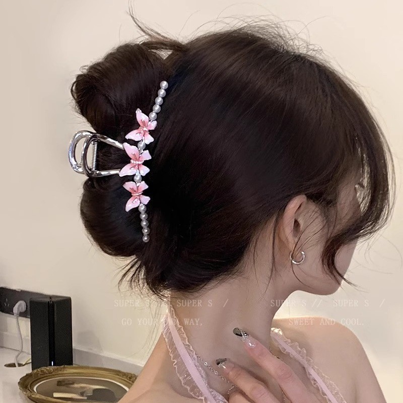 Jual Town Shell - Doublie Butterfly Metal Korean Hair Claw / Jepit ...