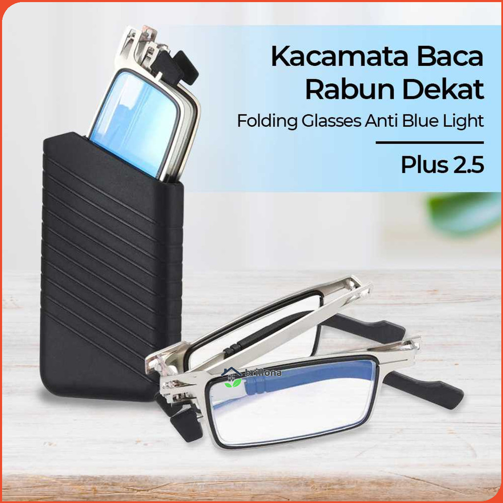 Jual FANCC Kacamata Baca Rabun Dekat Glasses Anti Blue Light Lensa Plus ...