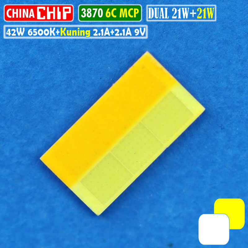 Jual Chip LED 3870 42W 6C Dual Kuning Putih MCP Laser D2 BiLED Projie ...