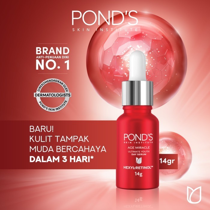 Jual Pond's Age Miracle Ultimate Youth Day Serum Hexyl-Retinol 14g ...