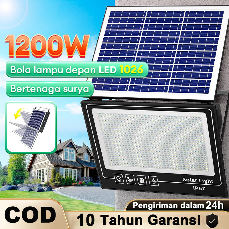 Jual Lampu tenaga surya Lampu Led Tenaga Super terang Lampu Sorot Solar ...