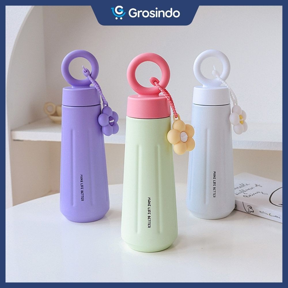 Jual Termos Aesthetic 400ml Tumbler Botol Minum Stainless Steel ...