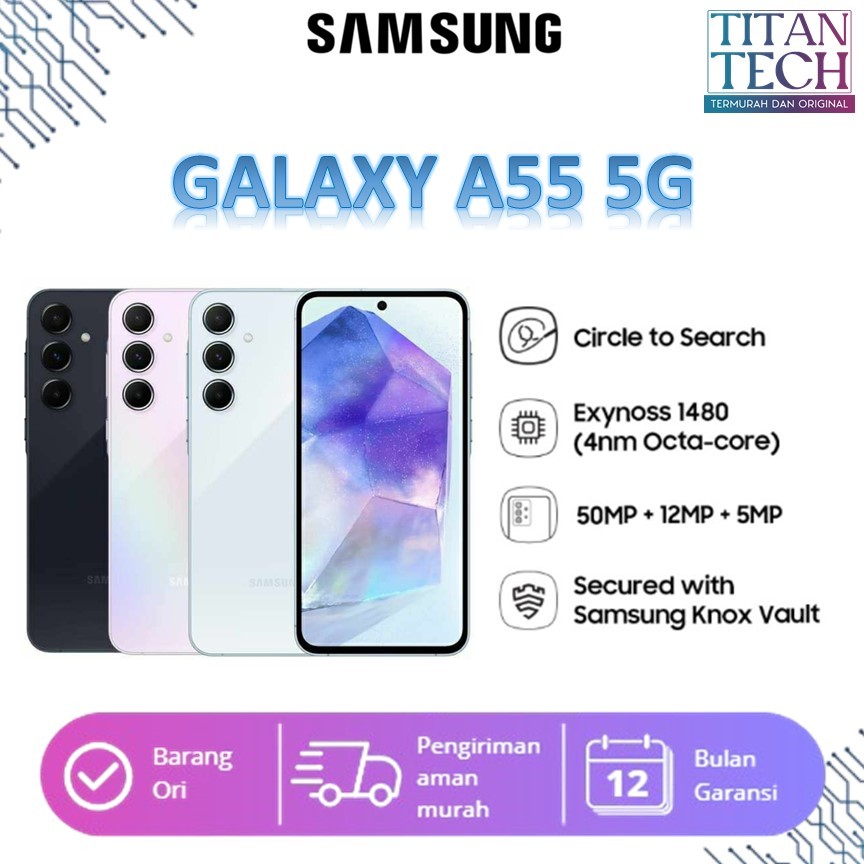Jual Samsung Galaxy A55 5G 12GB/256GB 8GB/256GB Amoled 120Hz Garansi