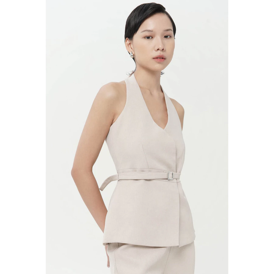 Stetson Halter Top In Oat