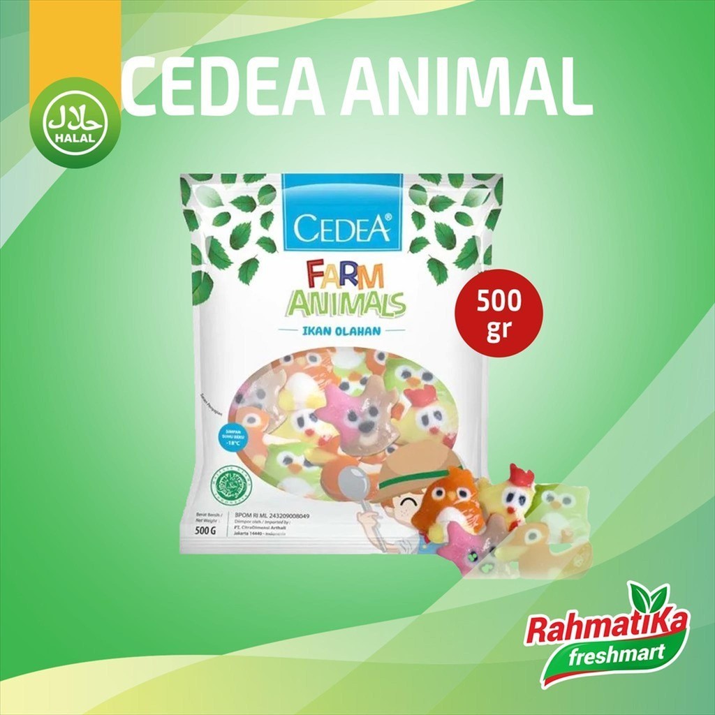 Jual Cedea Farm Animals / Ikan Olahan Cedea 500 gram (Frozen Food ...