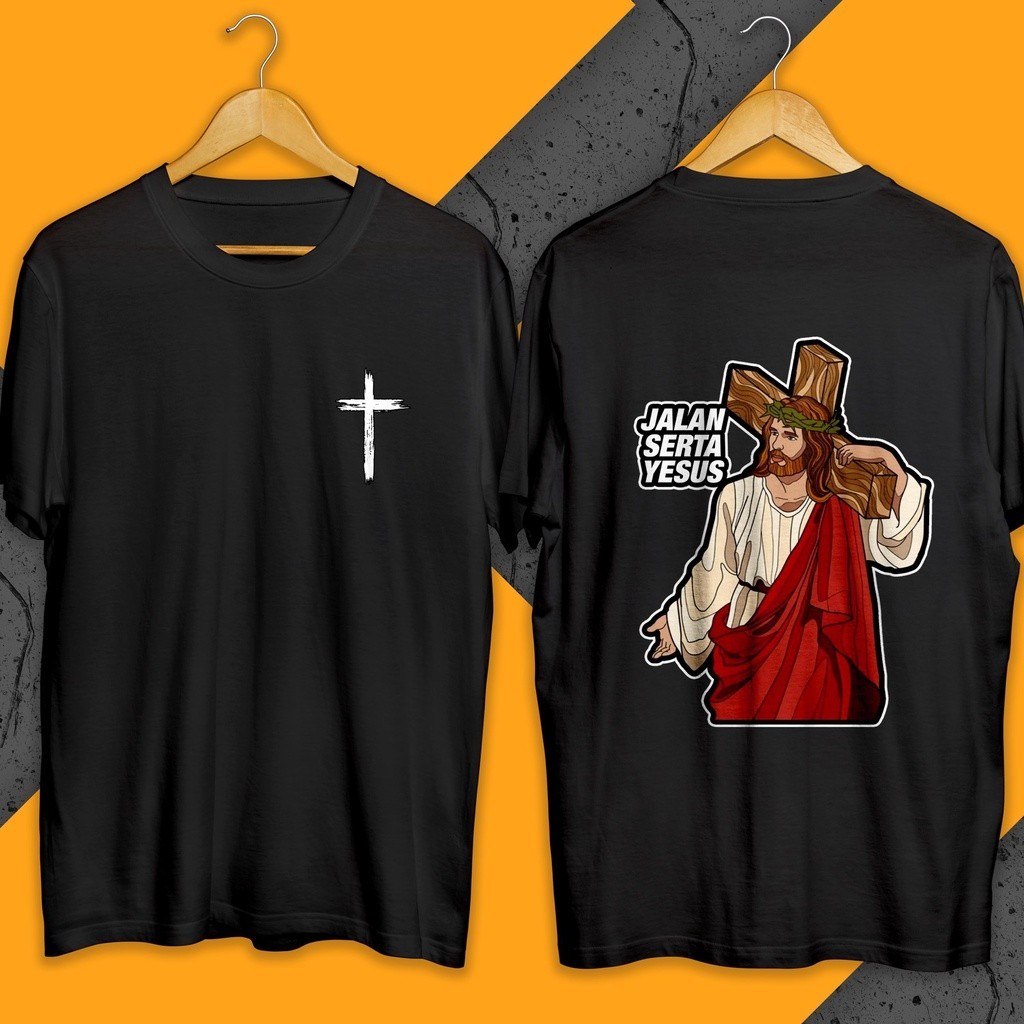 Jual Kaos Rohani Jalan Serta Yesus | Shopee Indonesia