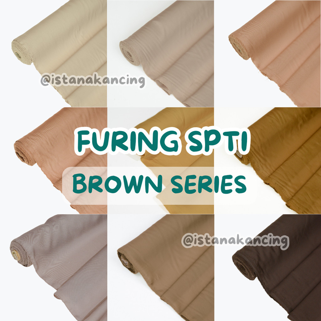 Jual Kain Furing SPTI Lebar 120cm | Kain Furing Brown Series | Istana ...