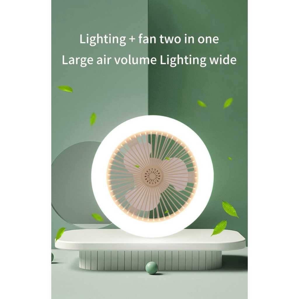 Jual 2in1 Lampu Kipas Angin LED 36 WATT Pakai Remote - Lampu LED REMOTE ...