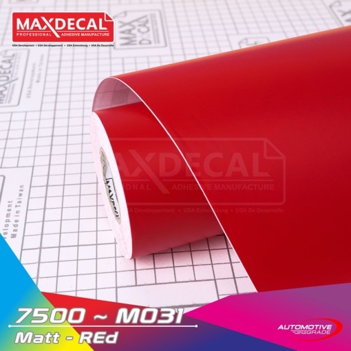 Jual Sticker Skotlet Maxdecal7500 M031 Red Matt Merah Doft Meteran ...
