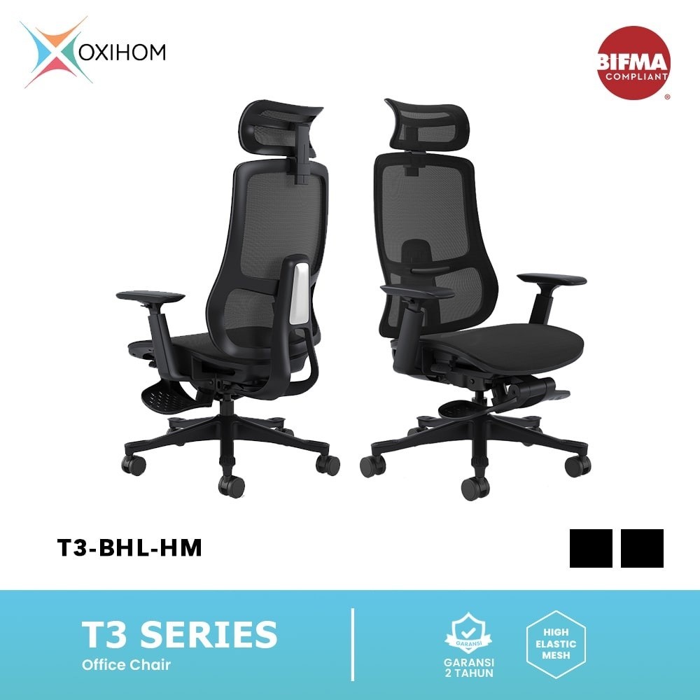 Jual Oxihom FT3 Full Mesh Foot Rest Kursi Kantor Gaming Belajar ...