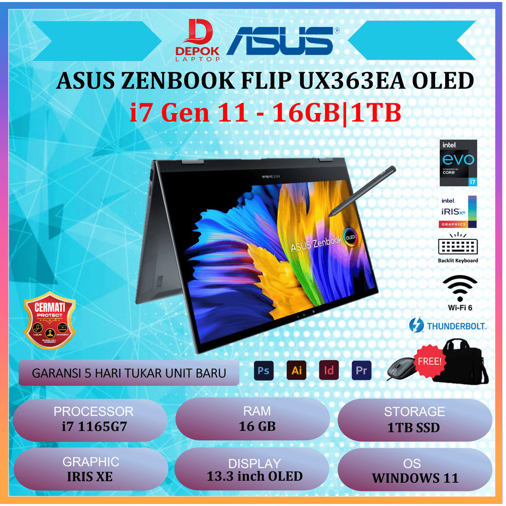 Écran Tactile OLED 13,3" 4K Pour ASUS ZenBook Flip 13 UX363EA – Original – Occasion