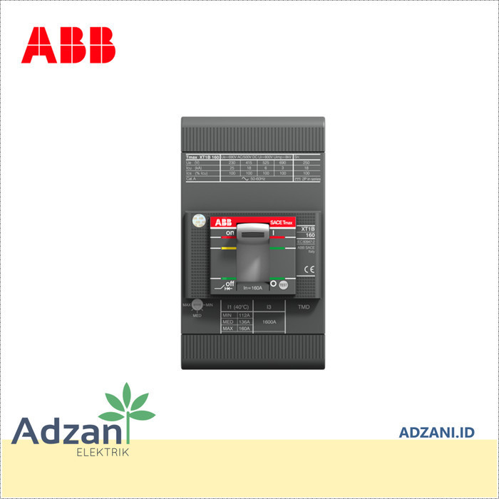 Jual [ABB] MCCB 3P 100A 25kA XT1C TMD 1SDA067397R1 | Shopee Indonesia
