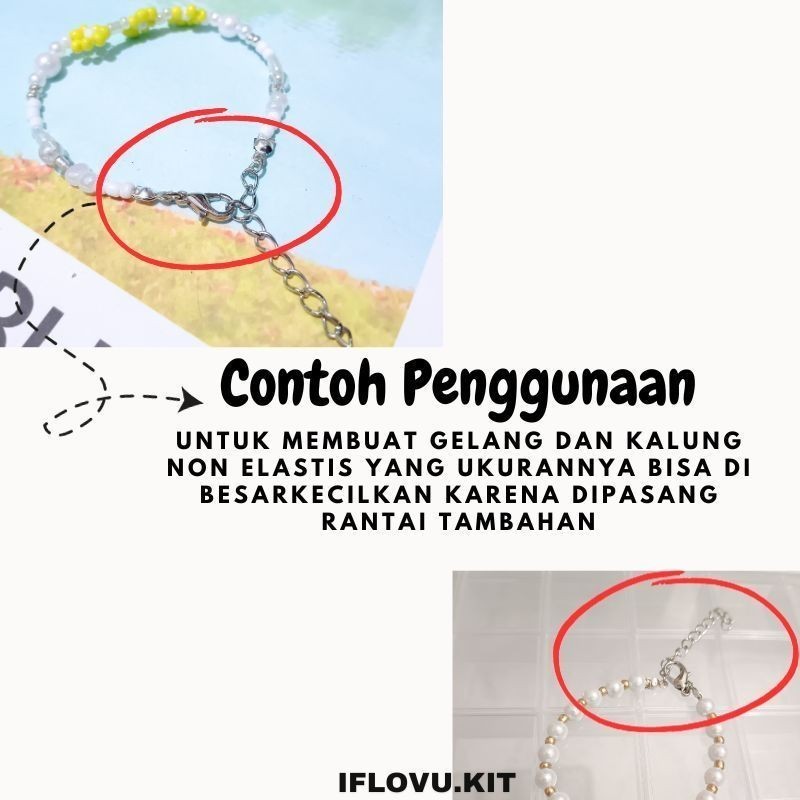 Jual DIY DIY Manik Manik Set Meronce Gelang Kalung + Tang Aksesoris 3 ...